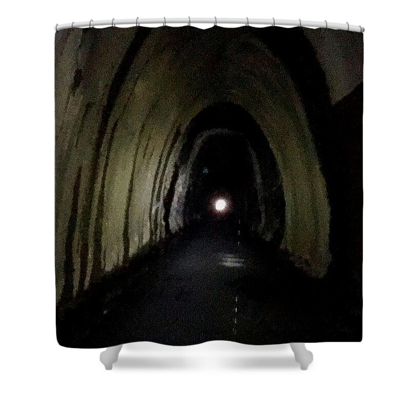  Shower Curtain featuring the photograph Crozet Blue Ridge Tunnel #3 by Stephen Dorton