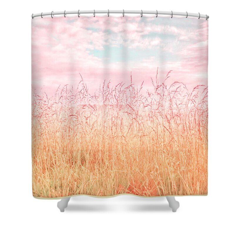 Nature Print Shower Curtain featuring the photograph Pink Dawn #3 by Bonnie Bruno