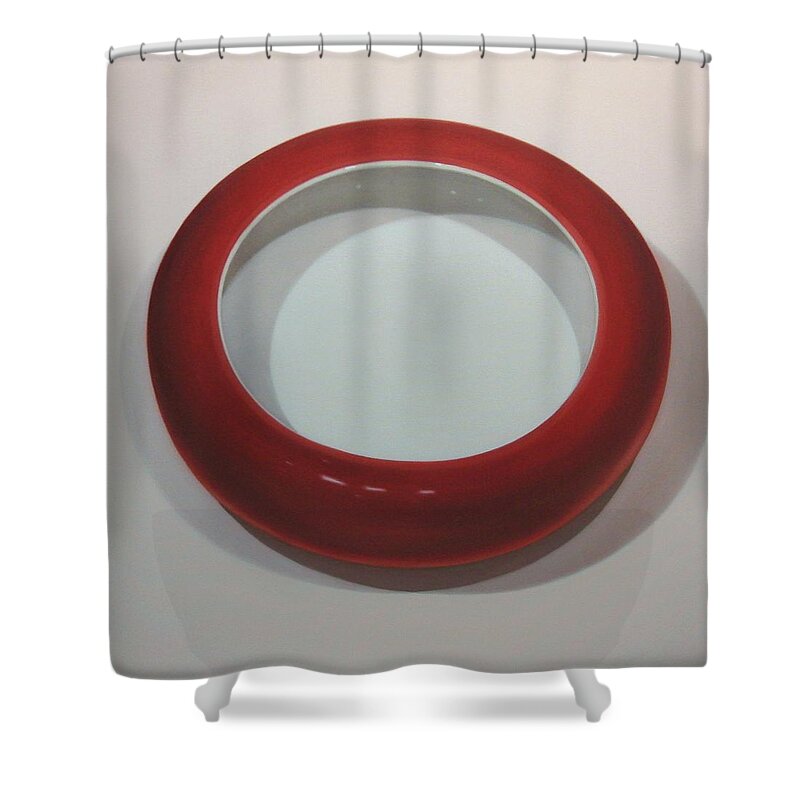 Still Life Shower Curtain featuring the painting Porcelain #4 by Zusheng Yu