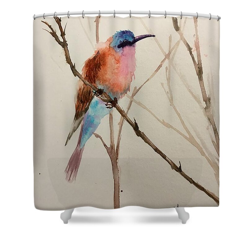 3152020 Shower Curtain featuring the painting 3152020 by Han in Huang wong