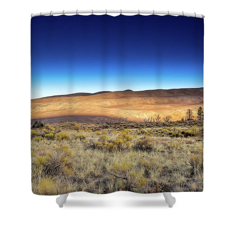 Co Shower Curtain featuring the photograph Sand Dunes #5 by Doug Wittrock