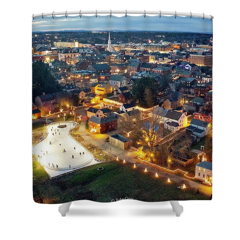  Shower Curtain featuring the photograph Portsmouth #51 by John Gisis