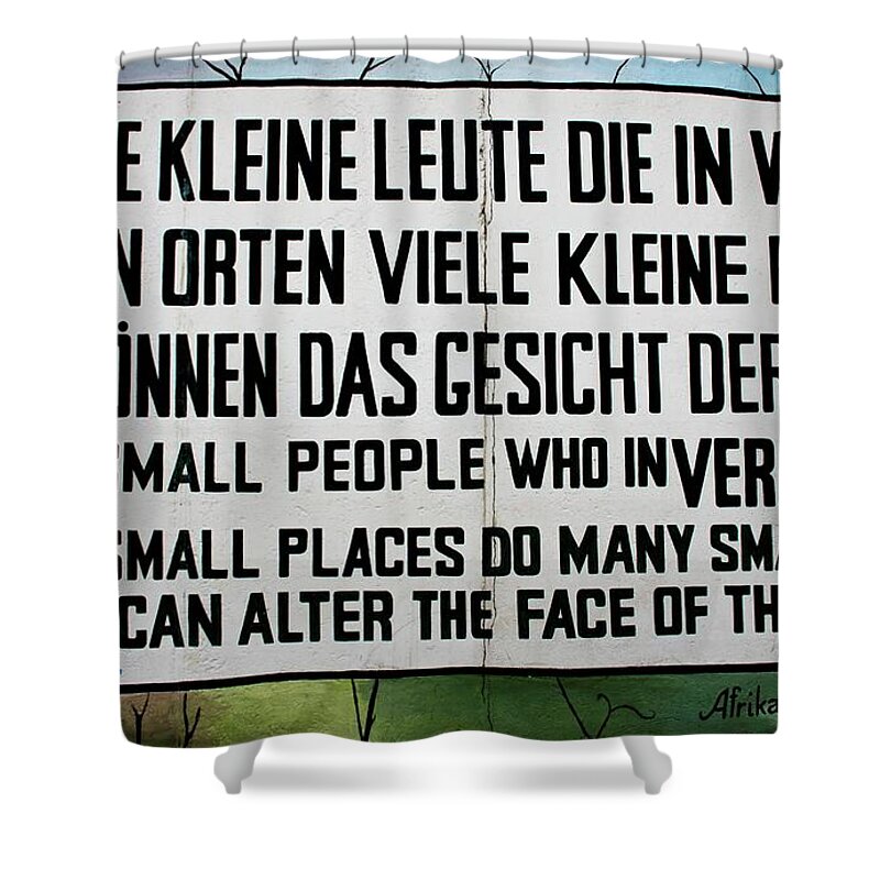 Germany Shower Curtain featuring the photograph Berlin Wall #57 by Robert Grac