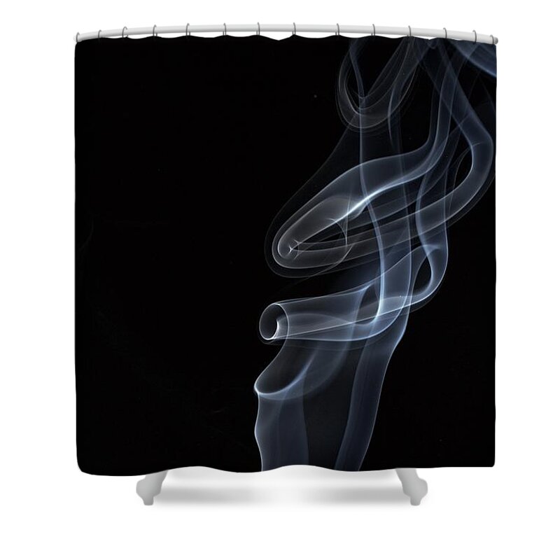 Smoke Shower Curtain featuring the photograph Beauty in smoke #6 by Martin Smith