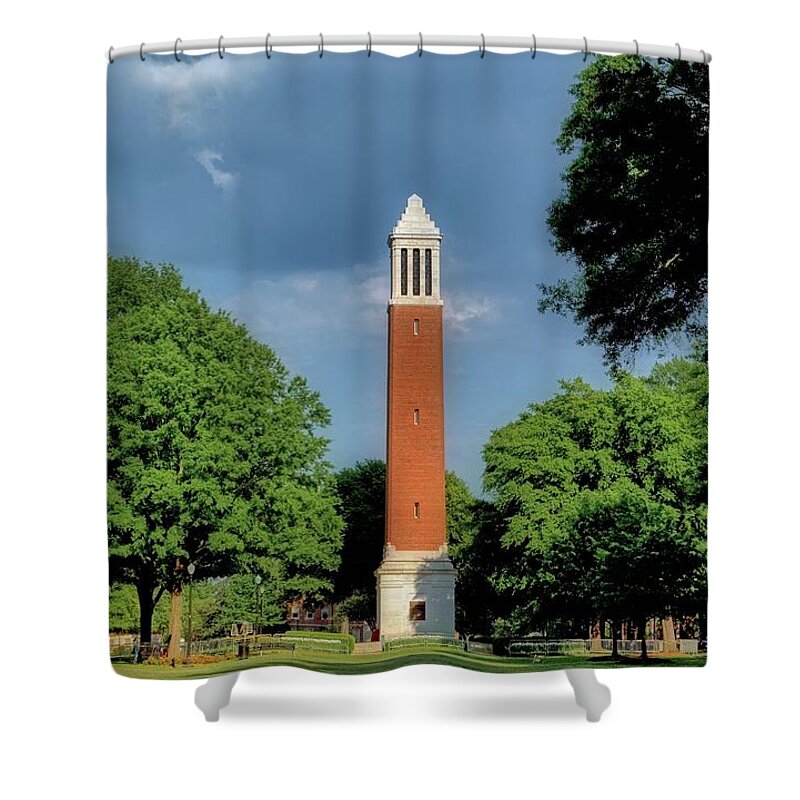 Denny Chimes Shower Curtain featuring the photograph Denny Chimes - University of Alabama #6 by Mountain Dreams