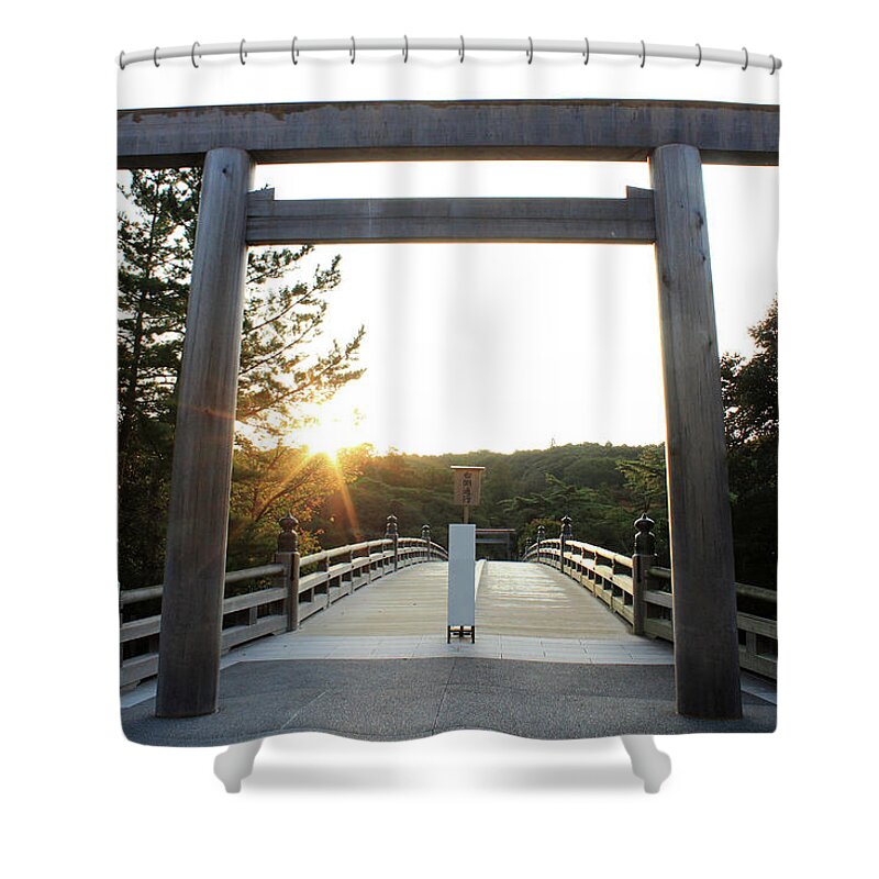 Ise Jingu Shower Curtain featuring the photograph Ise Shrine #6 by Kaoru Shimada