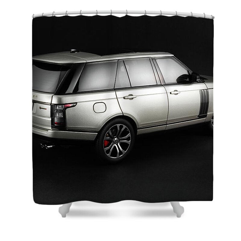 Range Rover Shower Curtain featuring the photograph Range Rover SVAutobiography #6 by Evgeny Rivkin