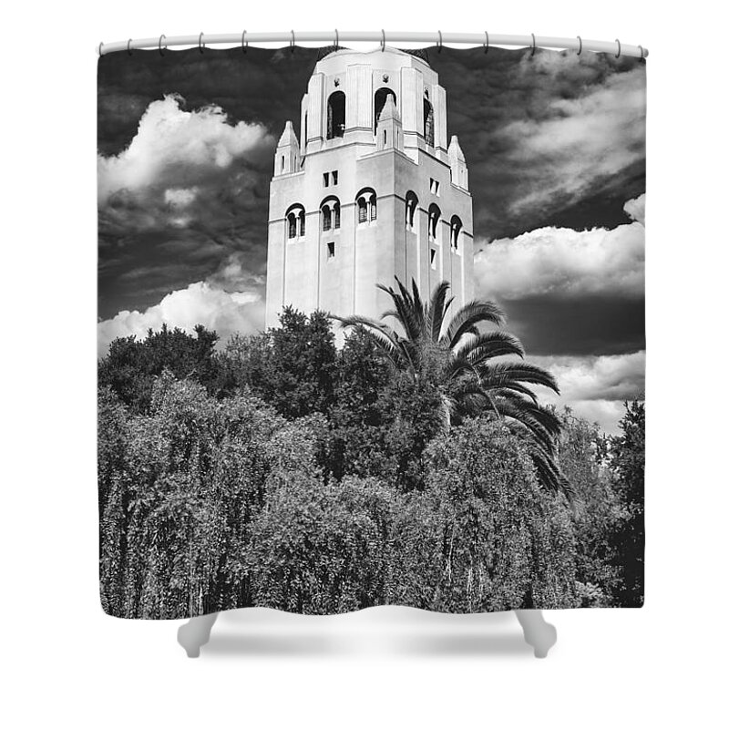Stanford University Shower Curtain featuring the photograph Hoover Tower - Stanford University #8 by Mountain Dreams