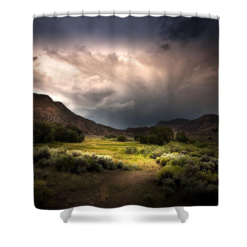 Utah Shower Curtain featuring the photograph A Pathway Ahead by Mark Gomez