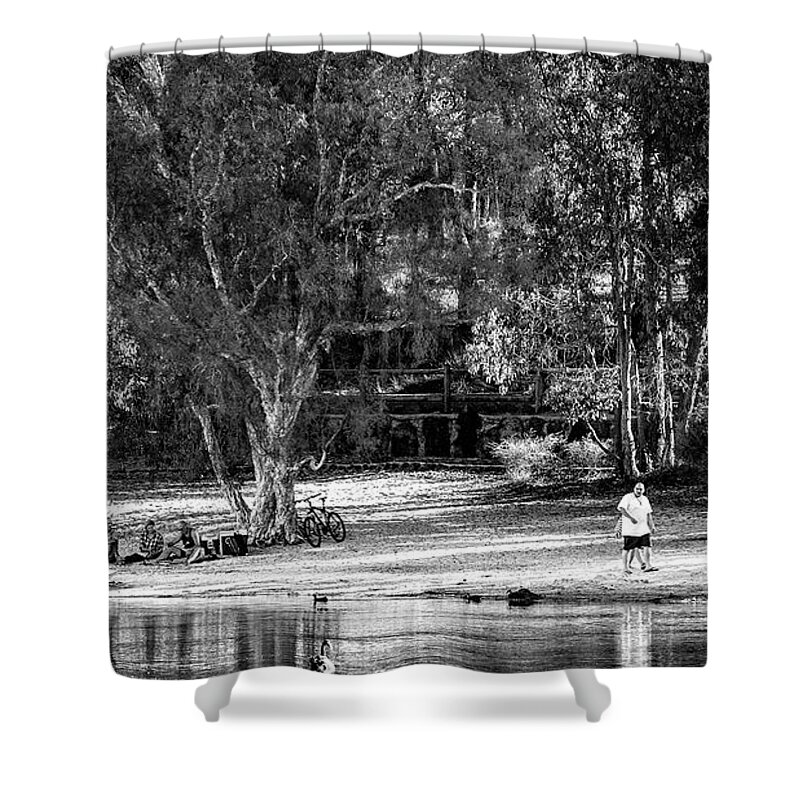 Boat Shower Curtain featuring the photograph A time forgotten by Jeremy Holton