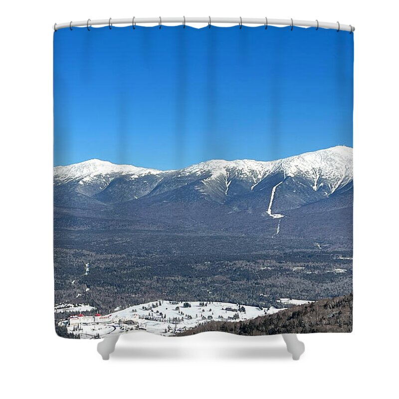 Mount Washington Shower Curtain featuring the photograph A Towering Giant by Frances Ferland
