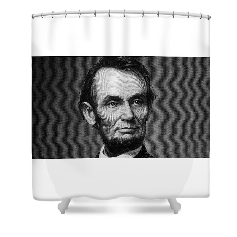 Abe Shower Curtain featuring the photograph Abe Lincoln by Action