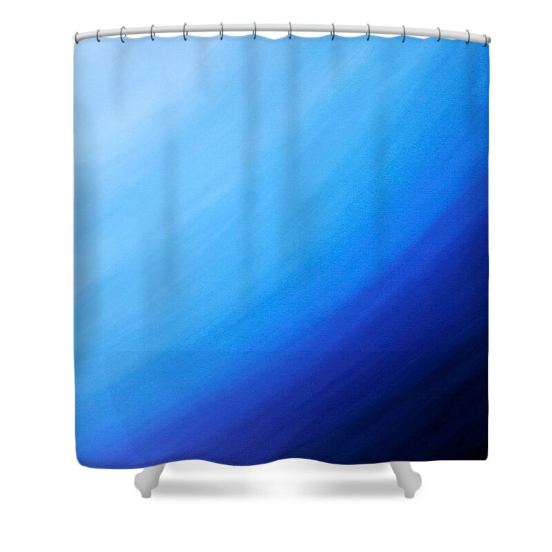 Abstract Shower Curtain featuring the painting Above by Paul Anderson