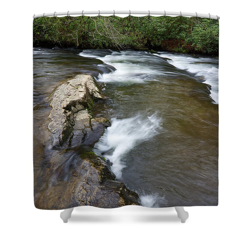 Abrams Falls Shower Curtain featuring the photograph Abrams Creek 6 by Phil Perkins