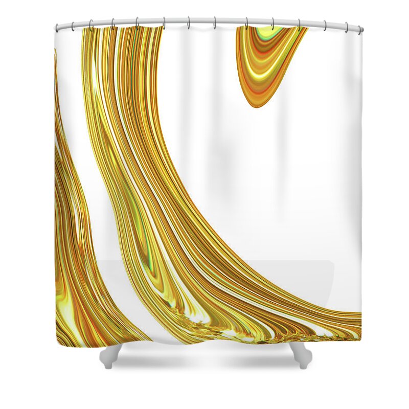 Abstract Shower Curtain featuring the photograph Abstract Of Flowing Movement by Severija Kirilovaite