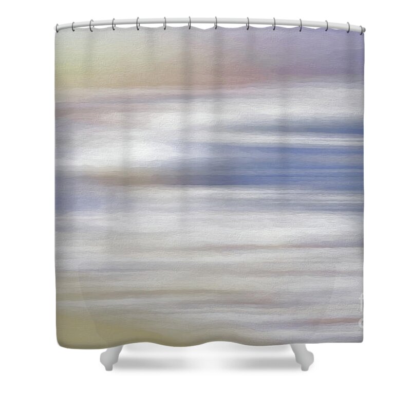 Abstract Seashore Shower Curtain featuring the photograph Abstract Seashore Art by Kaye Menner by Kaye Menner