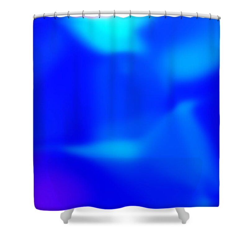 Abstract Shower Curtain featuring the digital art Abstract The lean barrel streamlines kick. by Martin Stark