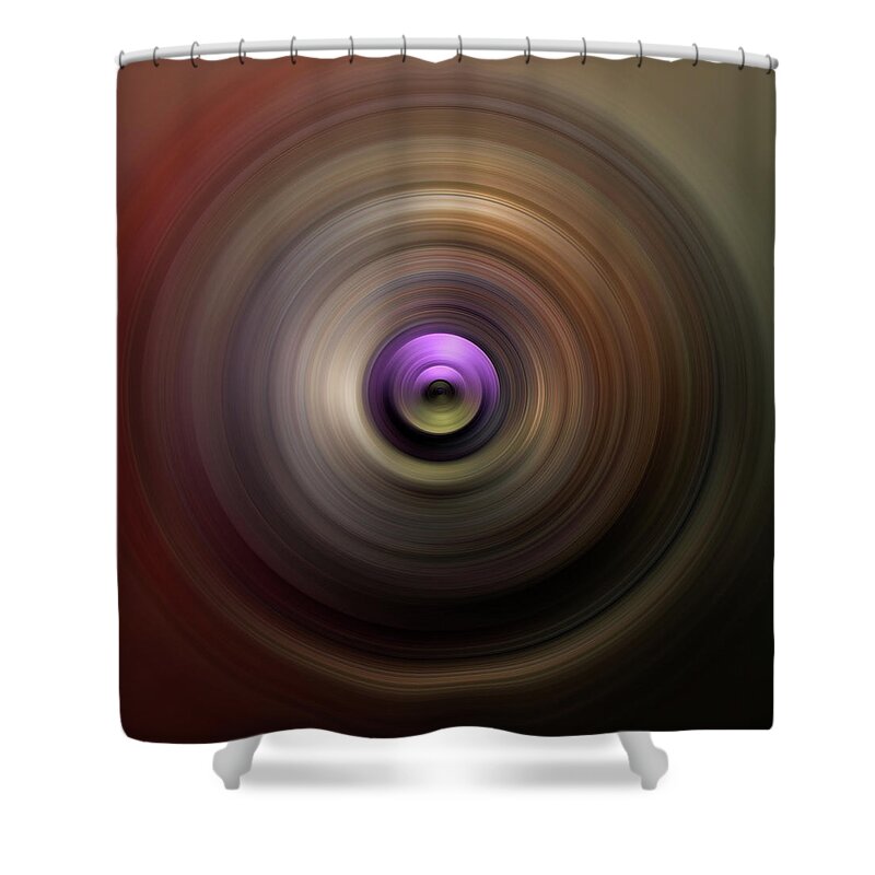 Enthrall Shower Curtain featuring the digital art Abstract Transfix 02 by Art Lahr