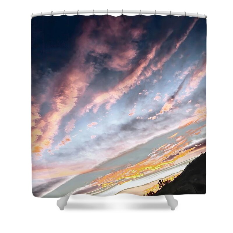 Icon Shower Curtain featuring the photograph Abstracted by a Moment of Resplendant Luminosity by Judy Kennedy