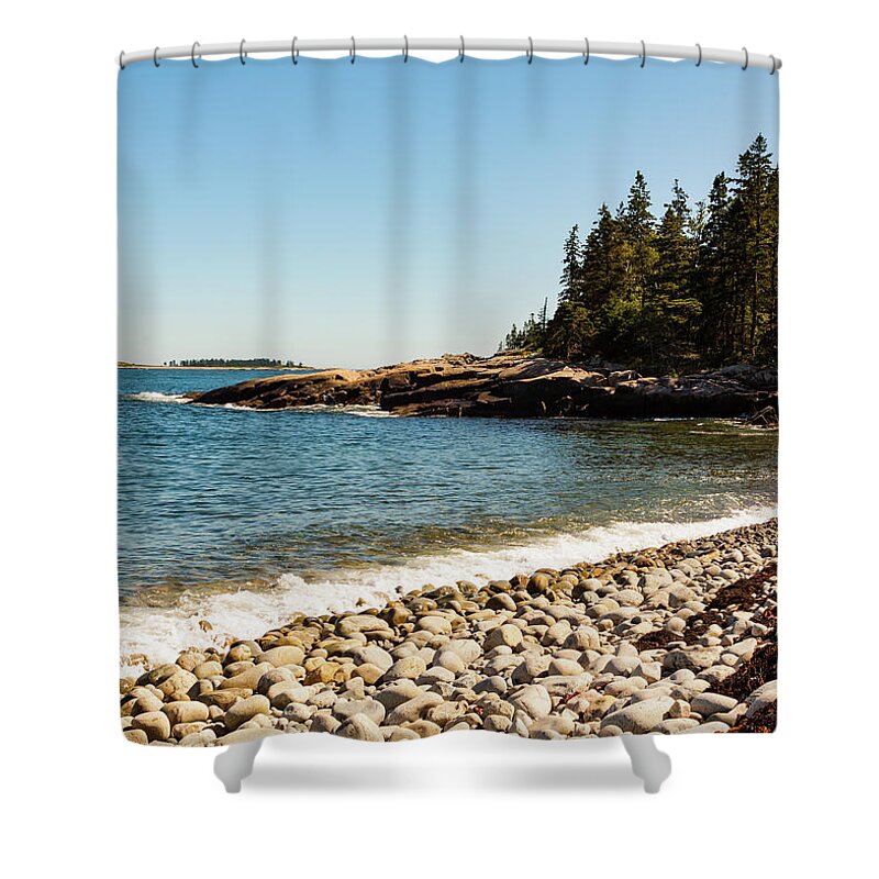 Acadia Shower Curtain featuring the photograph Acadia National Park Landscape Photography by Amelia Pearn