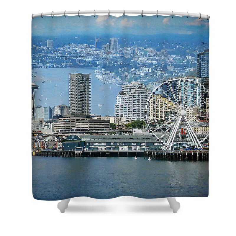 Sharaabel Shower Curtain featuring the photograph Adventure Awaits by Shara Abel