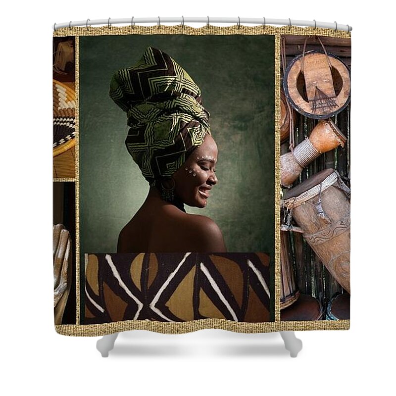 Africa Shower Curtain featuring the photograph Africa Still Speaks by Nancy Ayanna Wyatt