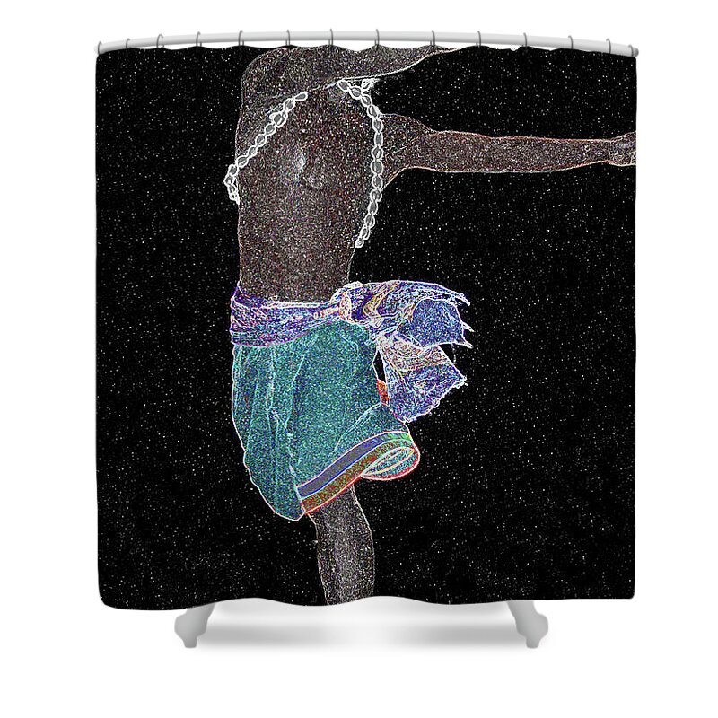 African Shower Curtain featuring the photograph African Constellation by Wayne King