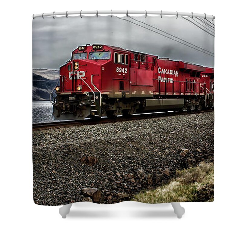  Shower Curtain featuring the photograph Alone Again Naturally by Michael W Rogers