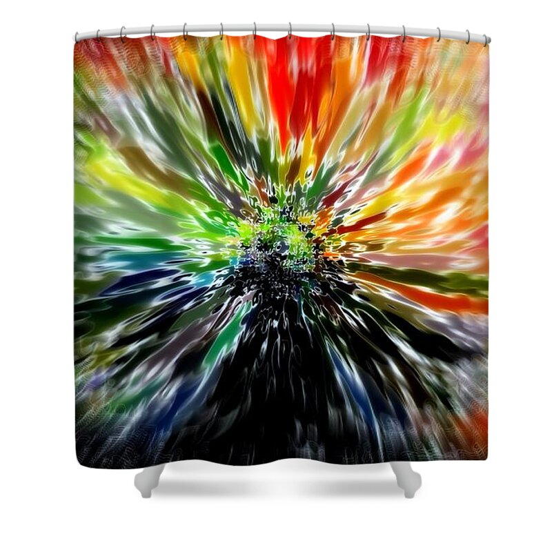 Bright Shower Curtain featuring the digital art Already Ready by Andy Rhodes