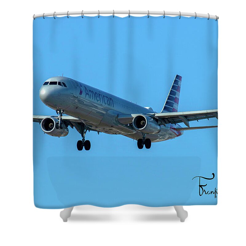 2019 Shower Curtain featuring the photograph American Airbus by Frank Sellin