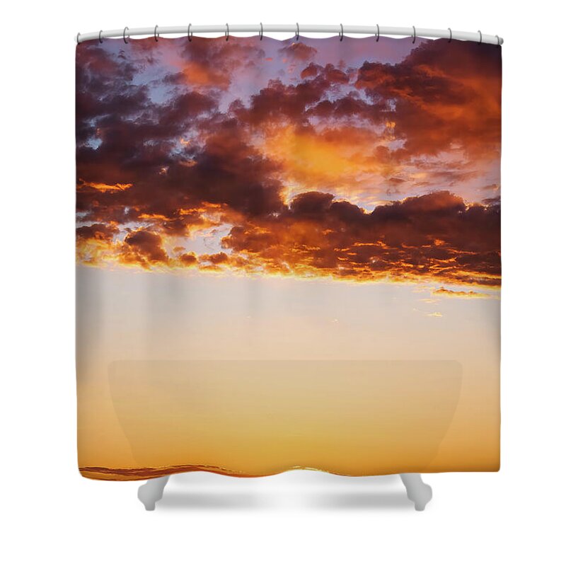 Blue Hour Shower Curtain featuring the photograph An Oklahoma Sunsrise by Rick Furmanek