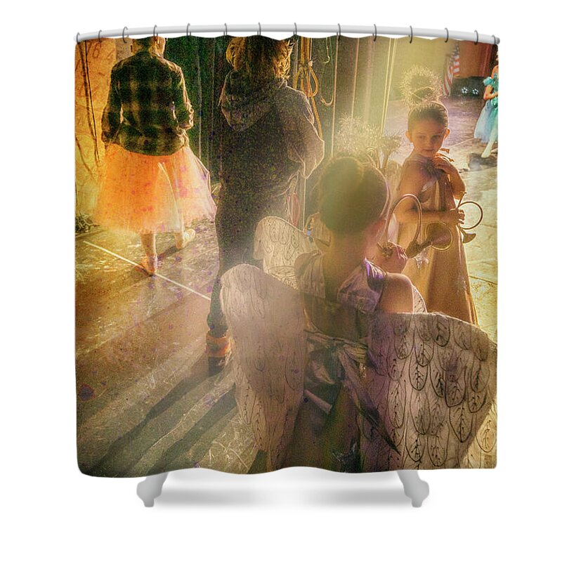 Ballerina Shower Curtain featuring the photograph Angels in Waiting by Craig J Satterlee