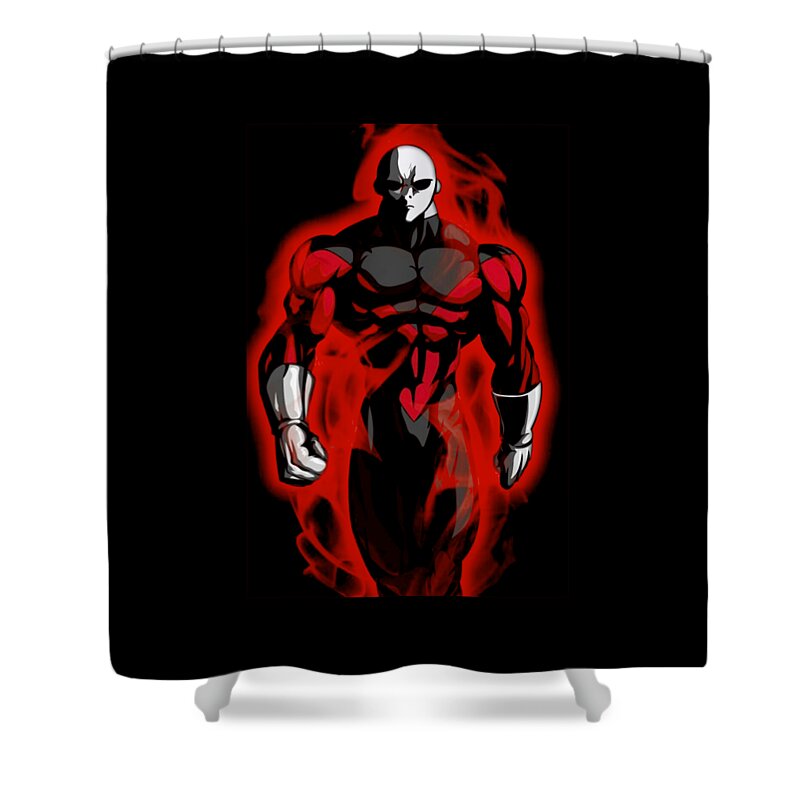 Dbz Shower Curtain featuring the digital art Anime And Manga by Jerome Vogt