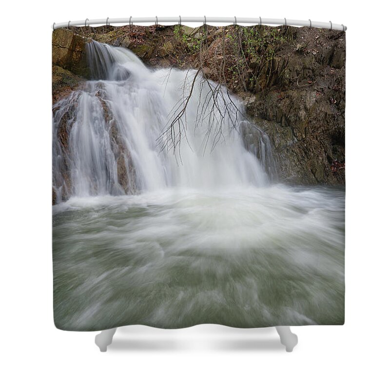 Triple Falls Shower Curtain featuring the photograph Another Waterfall On Bruce Creek 5 by Phil Perkins