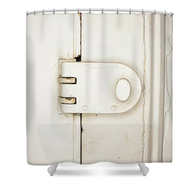 Door Shower Curtain featuring the photograph Antique Door Knob 3 by Amelia Pearn