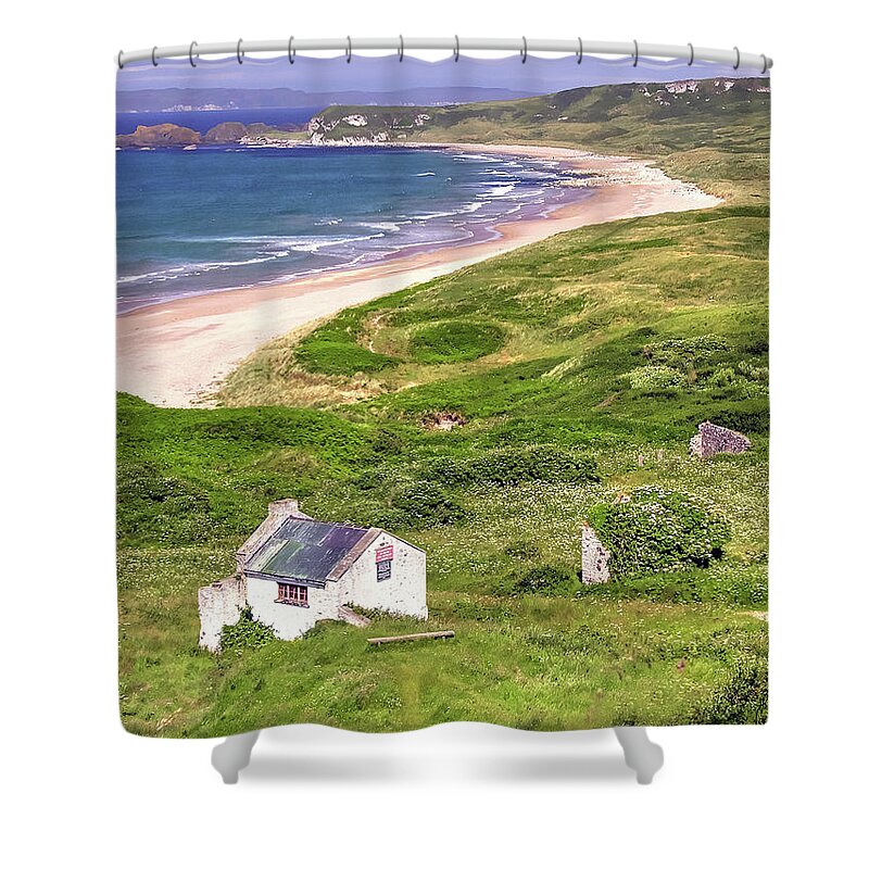 County Antrim Shower Curtain featuring the photograph Antrim Coast by Randall Dill