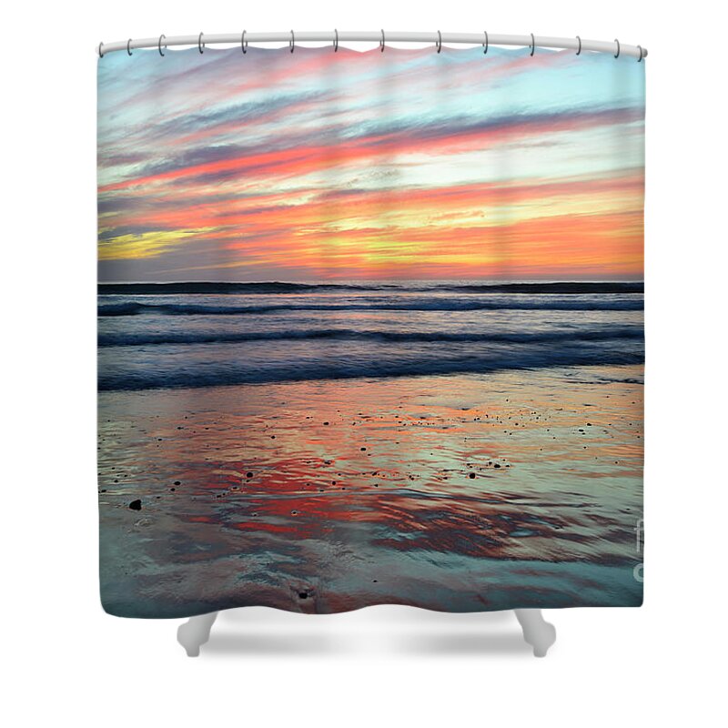 Seascape Shower Curtain featuring the photograph California Colors by John F Tsumas