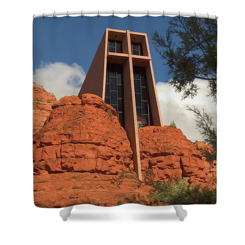 Chapel Shower Curtain featuring the photograph Arizona Outback 4 by Mike McGlothlen
