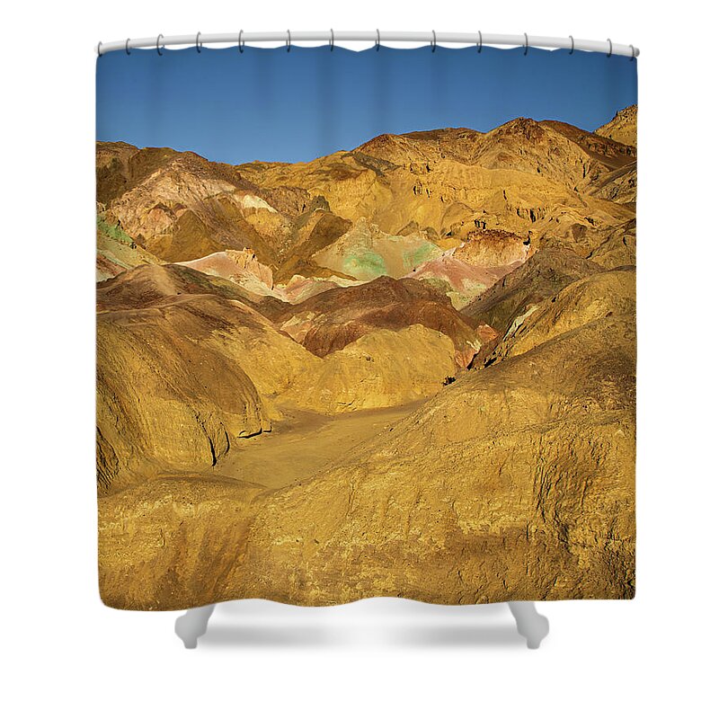 Nature Shower Curtain featuring the photograph Artist's Palette - Death Valley NP - Version 2 by Mike Lee