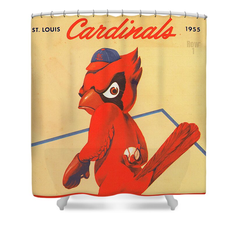 1955 St. Louis Cardinals Art Shower Curtain