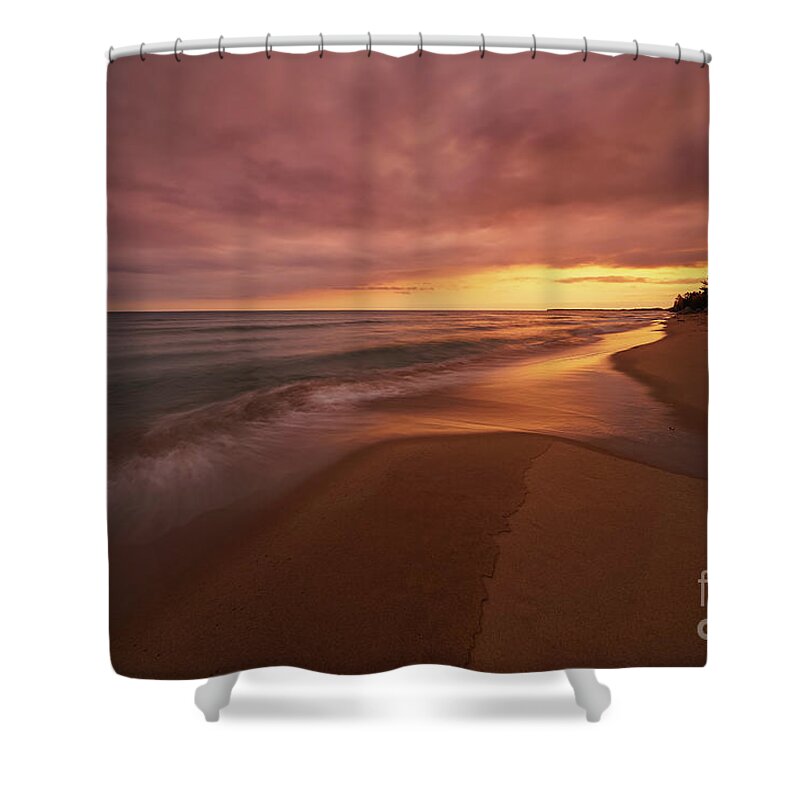 As Morning Strikes Shower Curtain featuring the photograph As Morning Strikes by Rachel Cohen