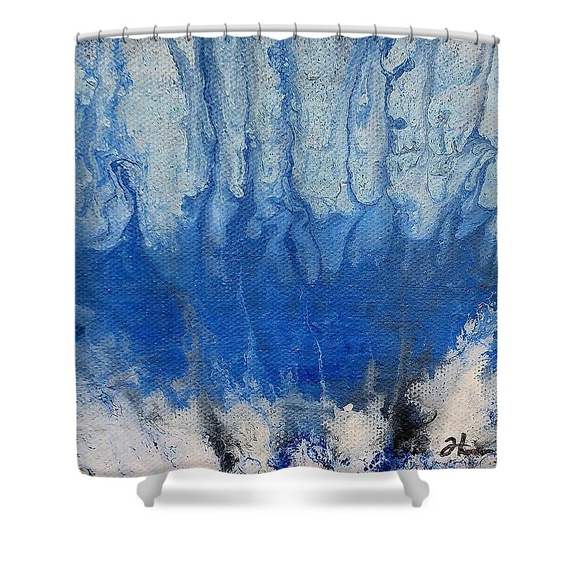 Sky Shower Curtain featuring the painting Ascension by Todd Hoover