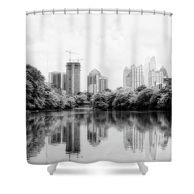 Atlanta Shower Curtain featuring the photograph ATLANTA RISING Atlanta GA by William Dey