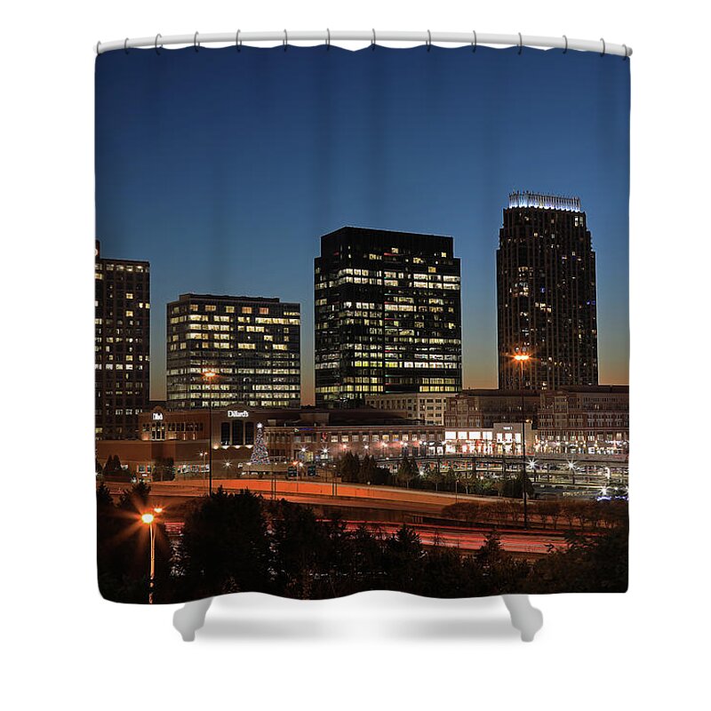 Atlantic Station Shower Curtain featuring the photograph Atlantic Station - Atlanta, Ga. by Richard Krebs