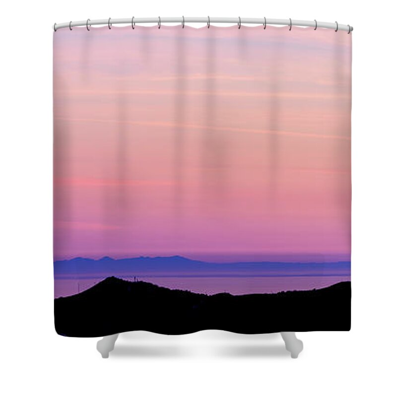 Atlas Mountains Shower Curtain featuring the photograph Atlas mountains panoramic by Gary Browne