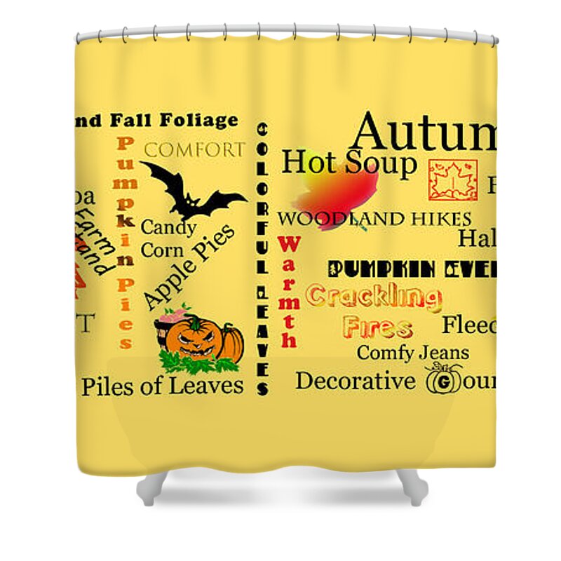 Salem Massachusetts Shower Curtain featuring the photograph Autumn Mug design by Jeff Folger