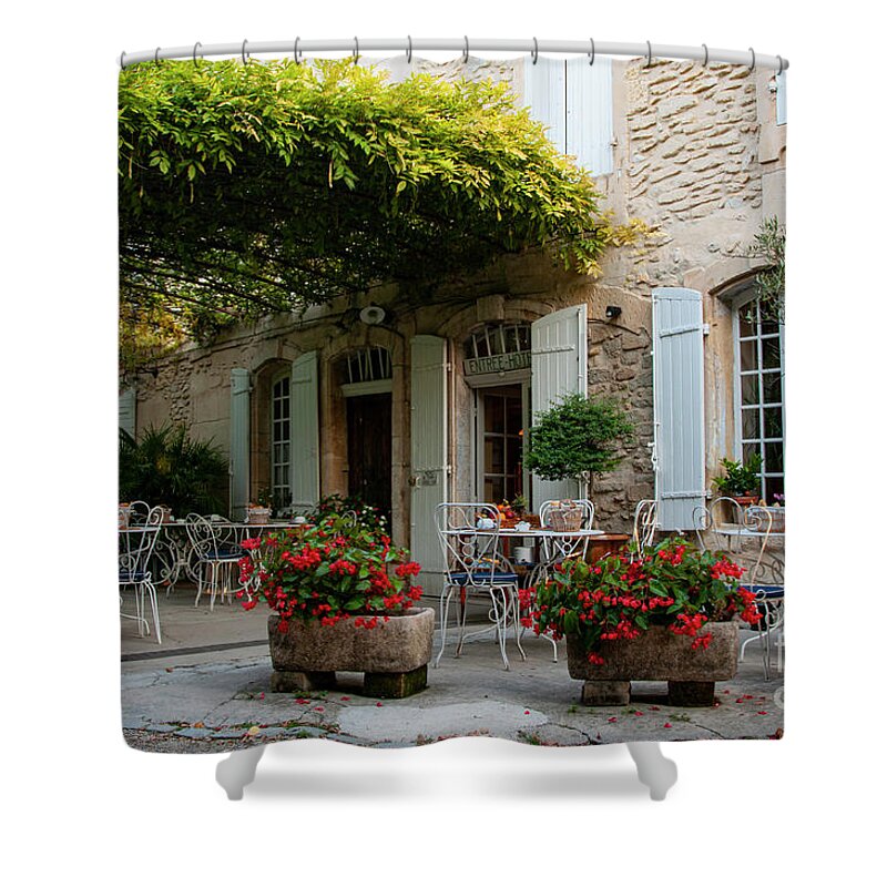 Avignon Shower Curtain featuring the photograph Avignon B and B by Bob Phillips