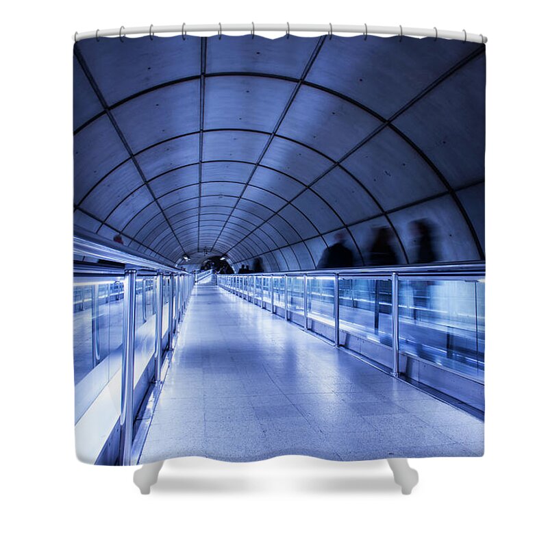 Bilbao Shower Curtain featuring the photograph Back to the Future by Josu Ozkaritz