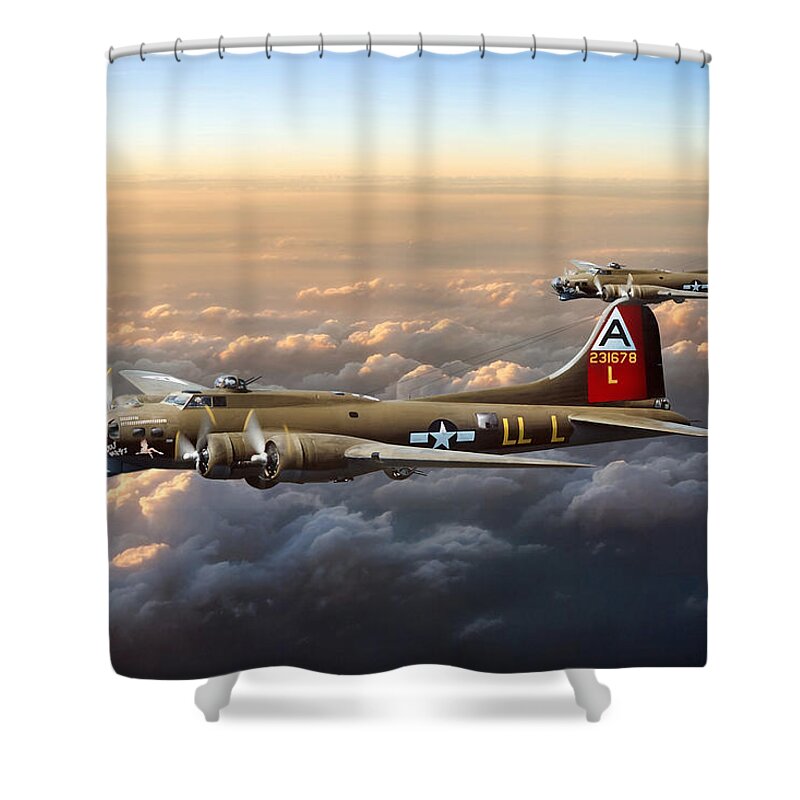 Boeing B-17g Flying Fortress Shower Curtains