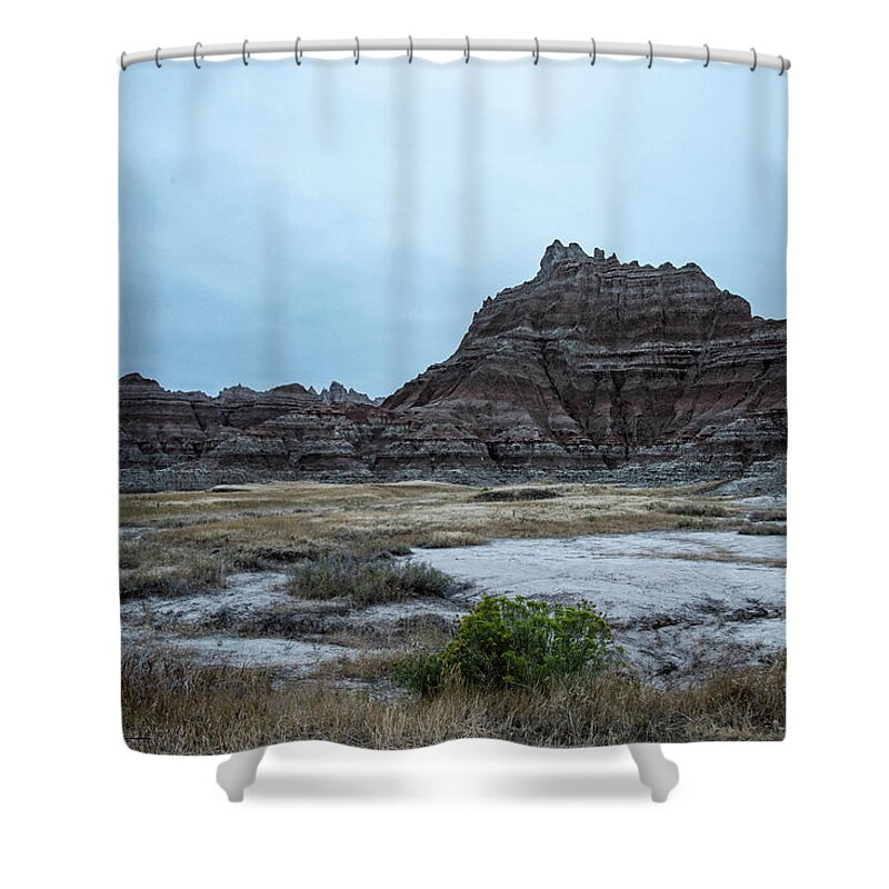  Shower Curtain featuring the photograph Badlands 7 by Wendy Carrington